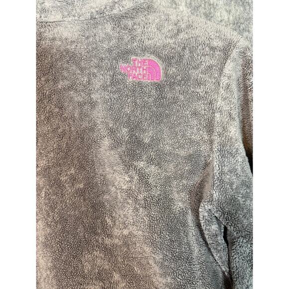 The North Face Osito 2 Gray Breast Cancer Awareness Fuzy Soft Jacket - Medium - Picture 5 of 8